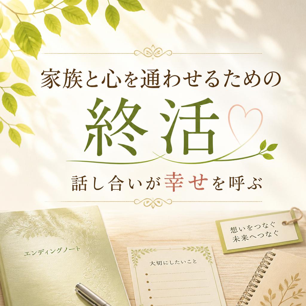 家族と心を通わせるための終活。話し合いが幸せを呼ぶ